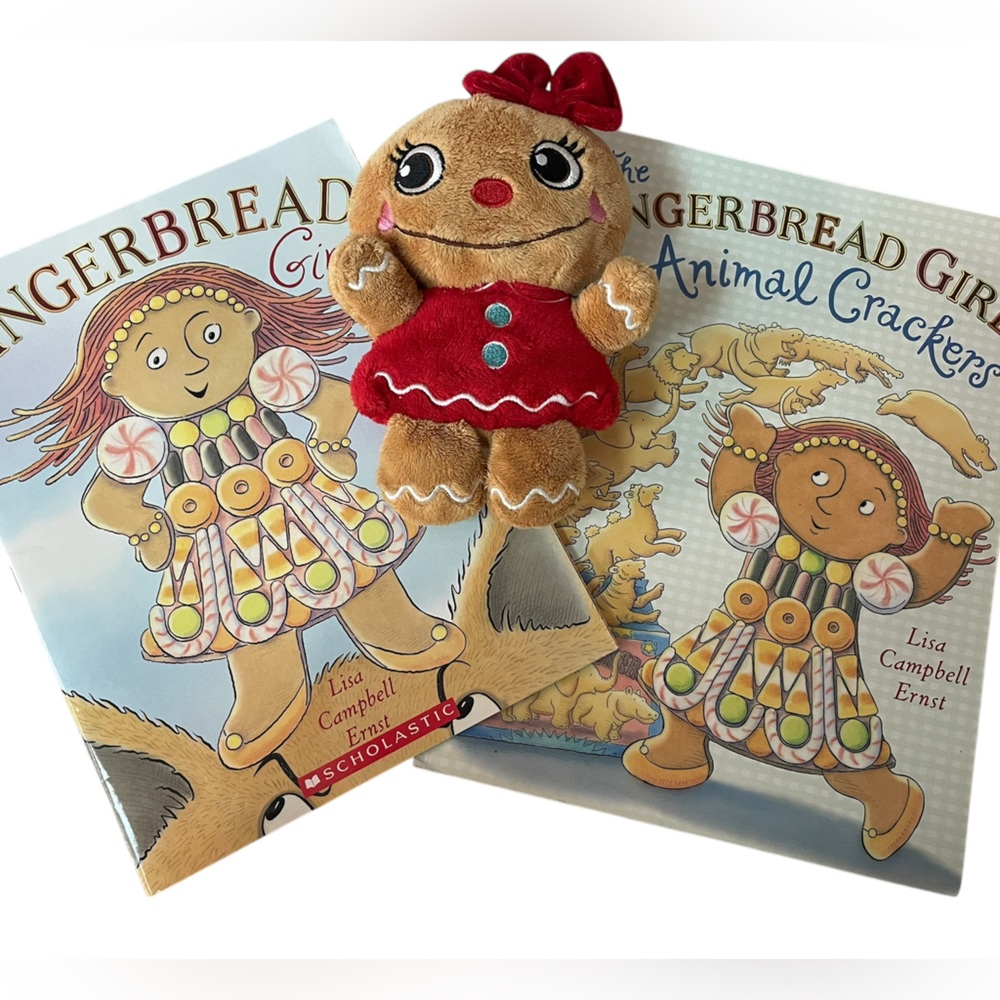 Gingerbread Girl and The Gingerbtead Girl Animal Crackers Books Character